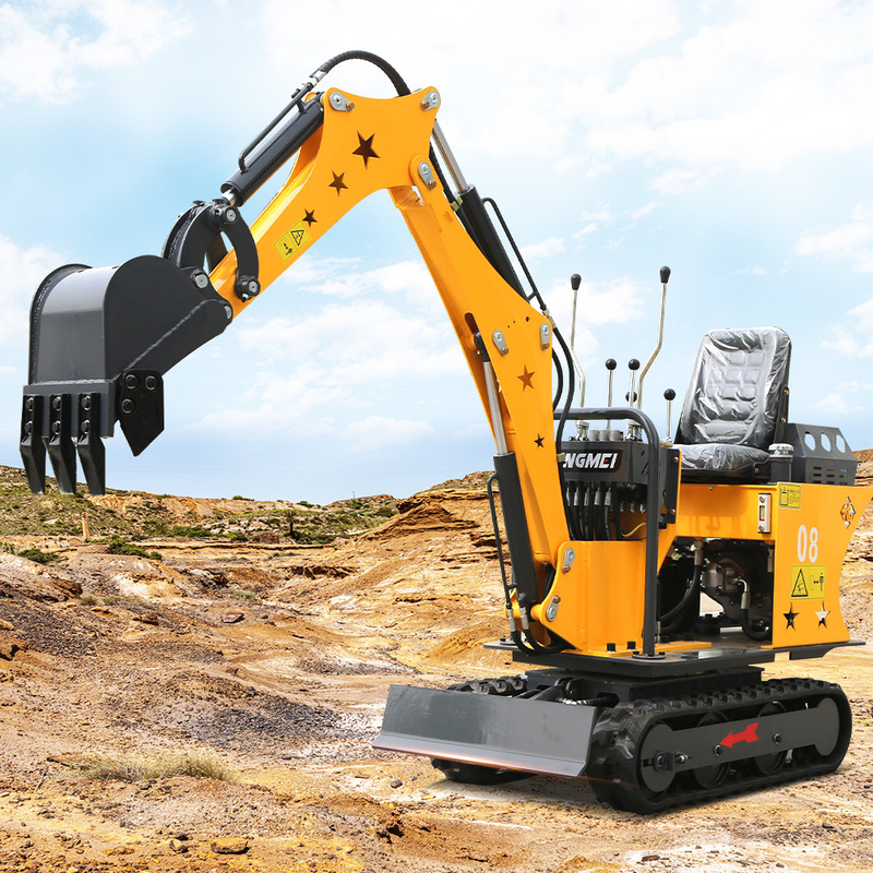 ZHONGMEI Minibaggerのクローラー1.2トンの小型excavadoraのEscavator Pelleの坑夫の小型掘削機